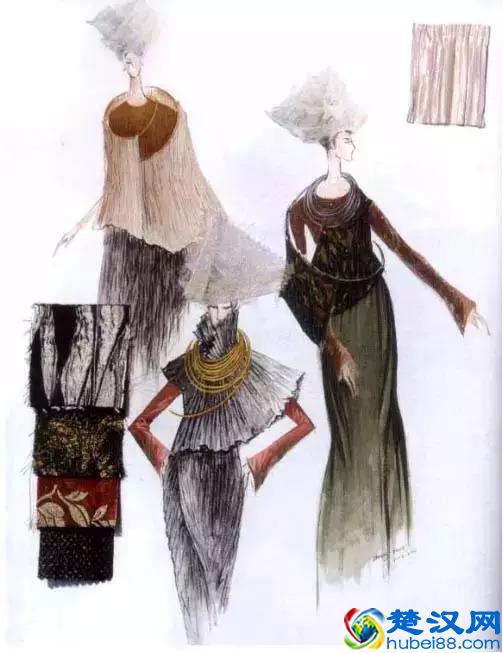 20种面料表现技法丨丝绸，蕾丝，牛仔，反光，薄面料，针织等