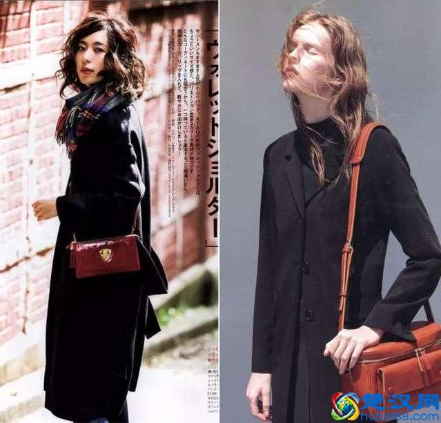 人手一件的黑色大衣，搭什么颜色的包好看？