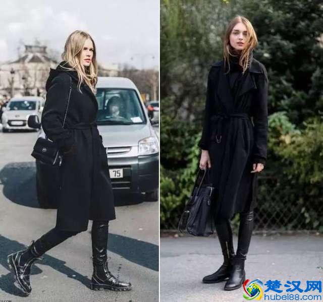 人手一件的黑色大衣，搭什么颜色的包好看？