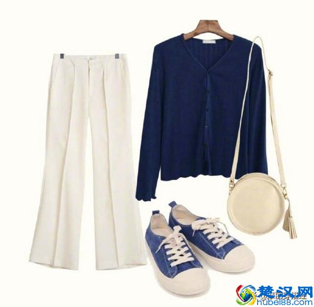 黑色阔腿裤毫无新意，白色阔腿裤脱颖而出！高调抢占视线