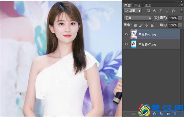 PS中如何快速将两张照片并排放置呢？诀窍很简单