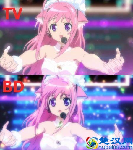 惊讶的动画 TV 版和 BD 版大比较