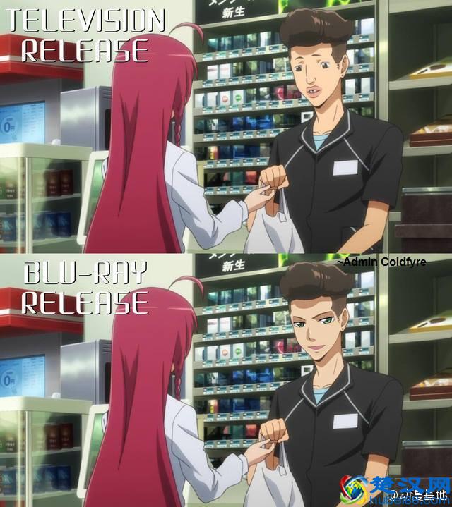 惊讶的动画 TV 版和 BD 版大比较
