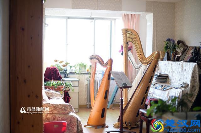 90后竖琴女孩 时薪5000元秒杀白领