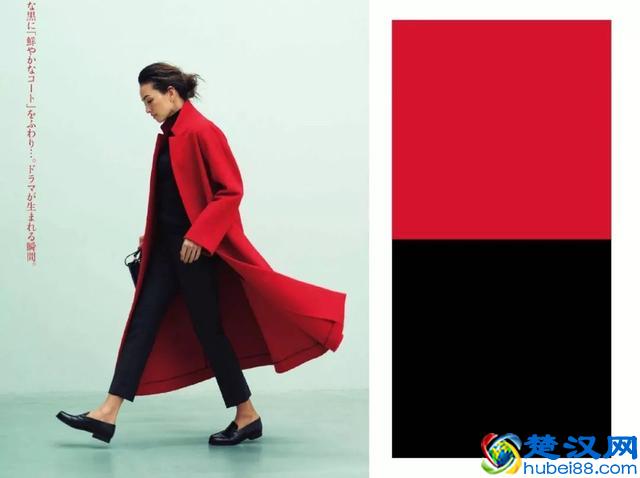 喜欢红色的，学会搭配这几种颜色，简单又经典，美得不得了！