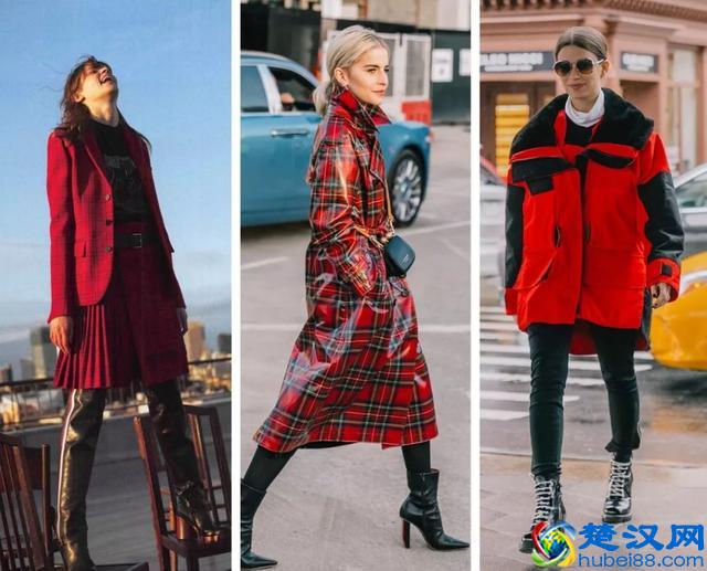 喜欢红色的，学会搭配这几种颜色，简单又经典，美得不得了！