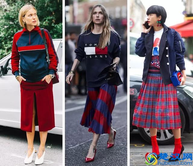 喜欢红色的，学会搭配这几种颜色，简单又经典，美得不得了！