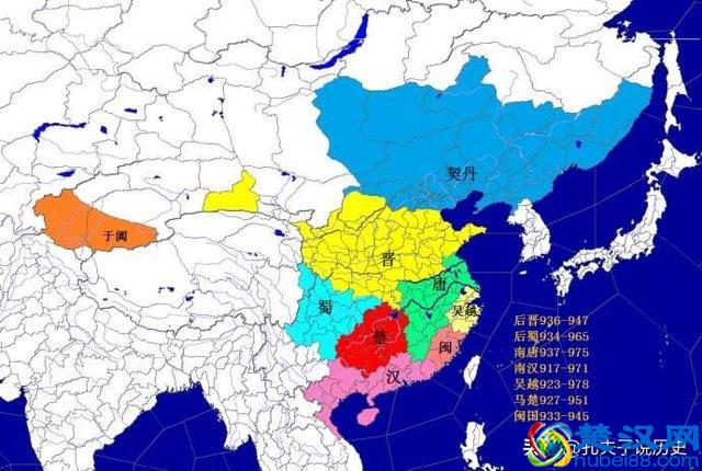五代十国是哪五代,哪十国?究竟有多乱?
