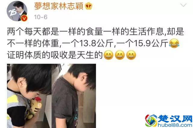 林志颖双胞胎儿子颜值差异大：一个头大吸睛，一个超像kimi