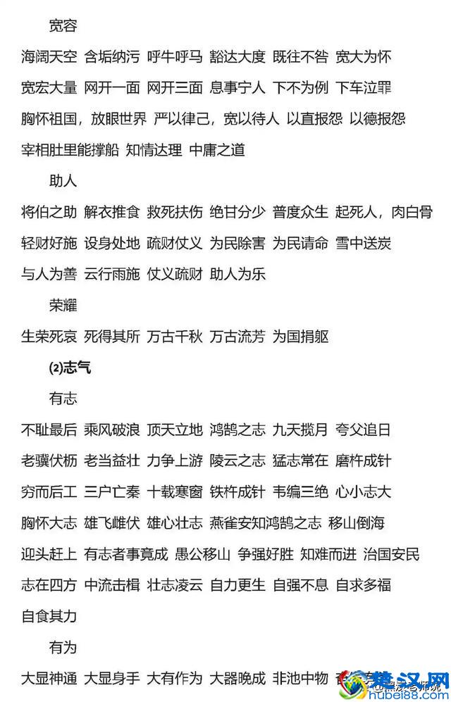 小学语文常用的褒义词和贬义词大汇总！（附练习）