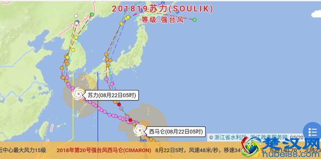 台风早知道，苏力、西马仑路径图