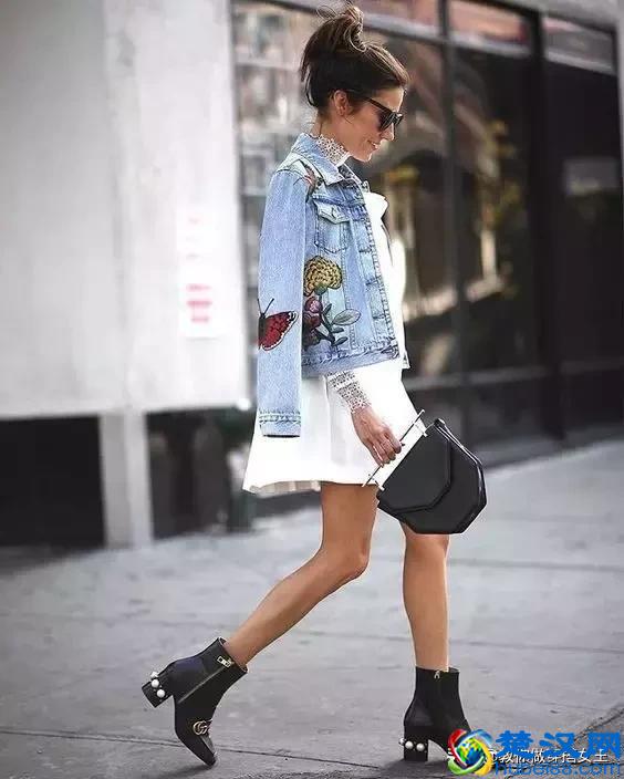 这三件外套搭配连衣裙，最适合