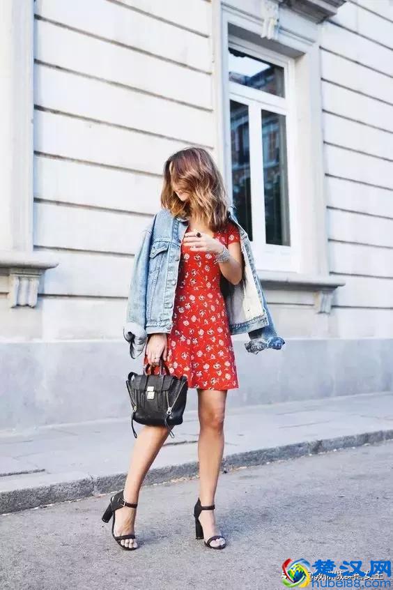 这三件外套搭配连衣裙，最适合