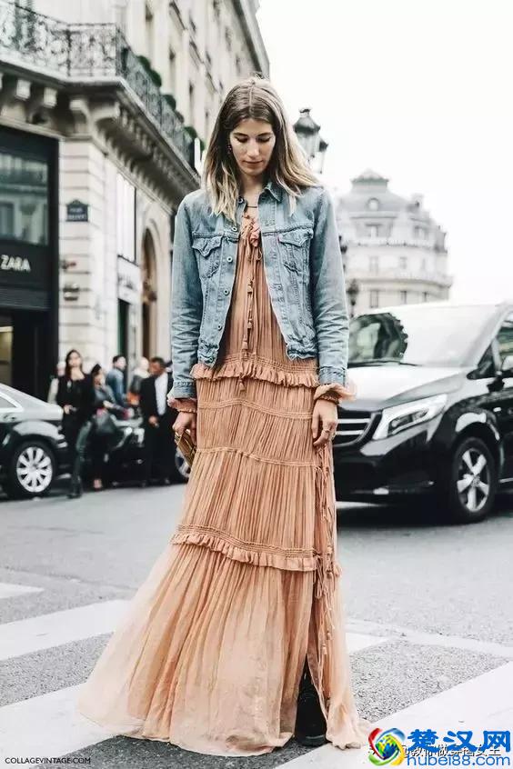 这三件外套搭配连衣裙，最适合