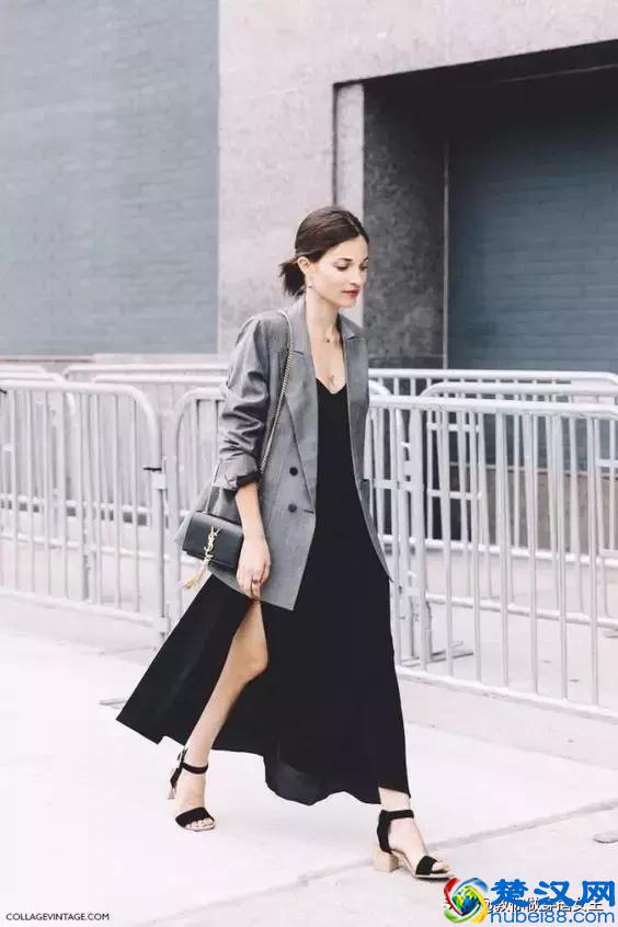 这三件外套搭配连衣裙，最适合