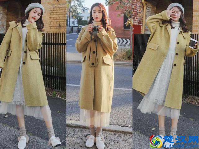 大衣配裙子，秋冬最好看的穿法！