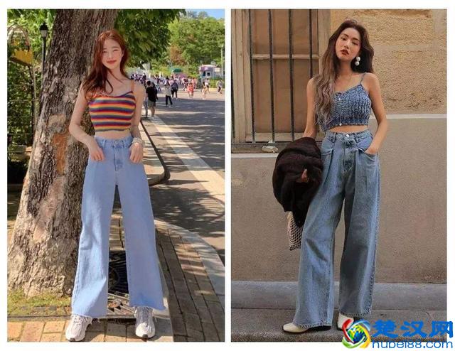 短上衣才是最清凉的单品！搭配高腰裤，特显高