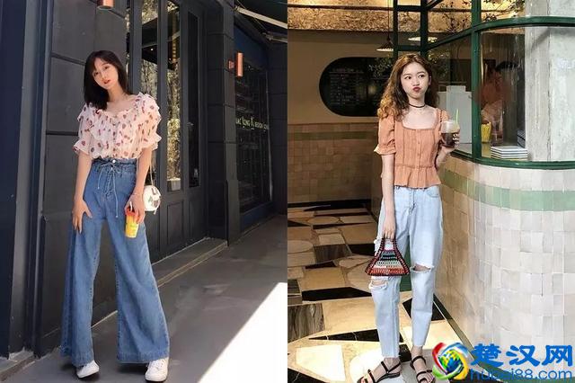 短上衣才是最清凉的单品！搭配高腰裤，特显高