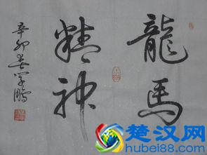 “龙马精神”书法欣赏