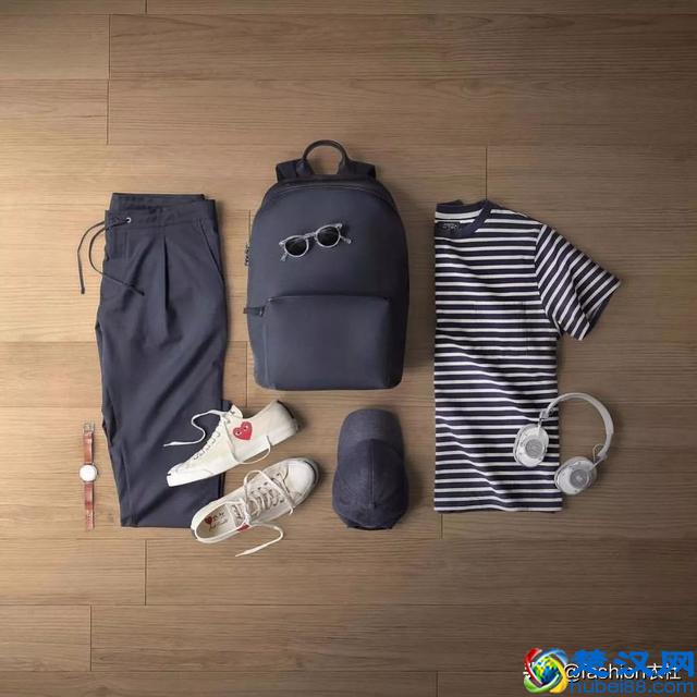 短袖+休闲裤，让男士显高级+10分~