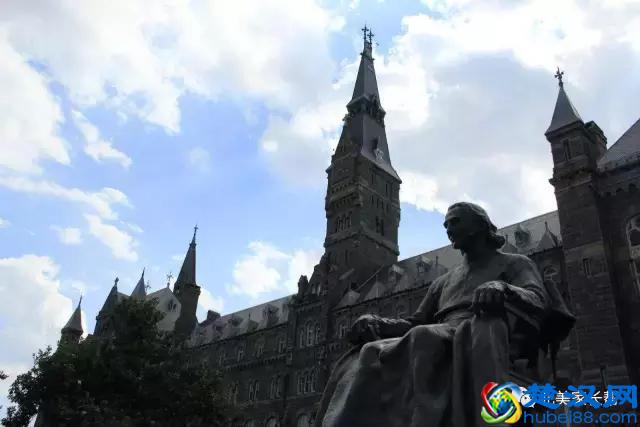 美国入学门槛最高的大学：乔治城大学