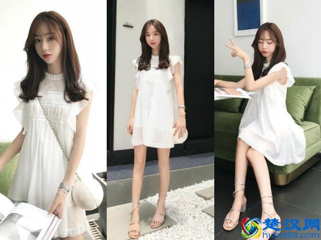 今夏最流行的白色连衣裙，配上这几双“凉鞋”穿，好看炸了！