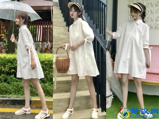 今夏最流行的白色连衣裙，配上这几双“凉鞋”穿，好看炸了！