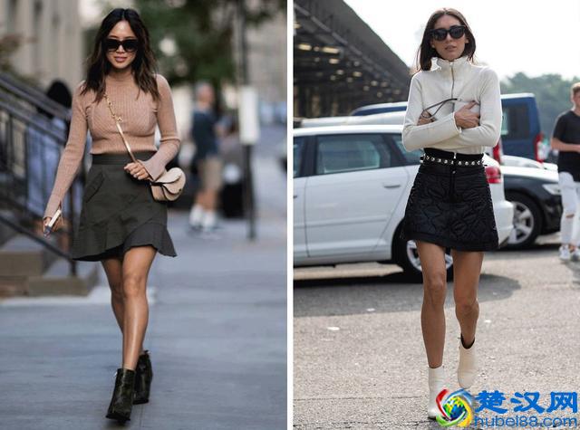 a字裙搭配什么上衣好看？原来这样穿最显腿细