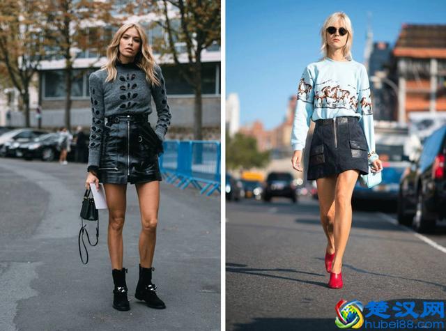 a字裙搭配什么上衣好看？原来这样穿最显腿细