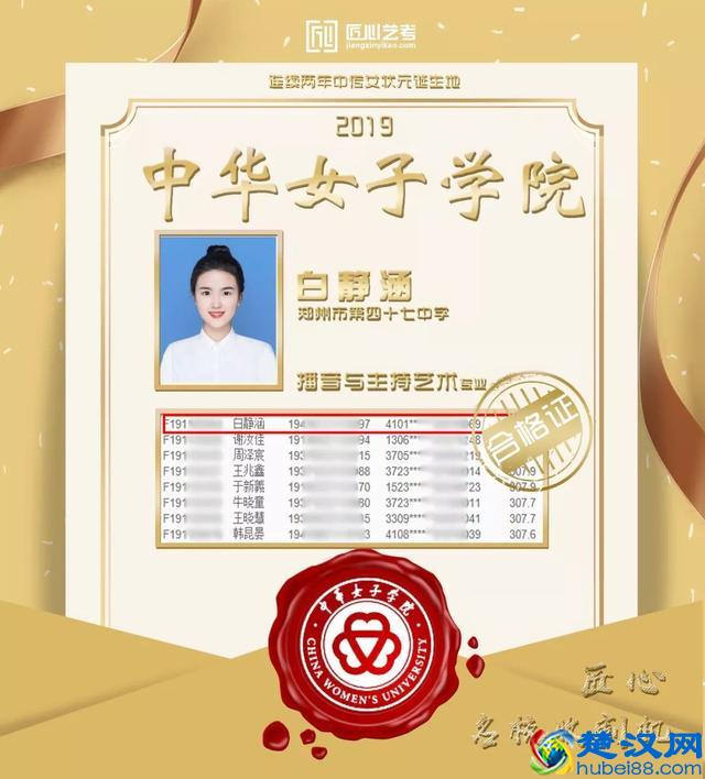 中华女子学院全国176人拿证！匠心通过率100％！