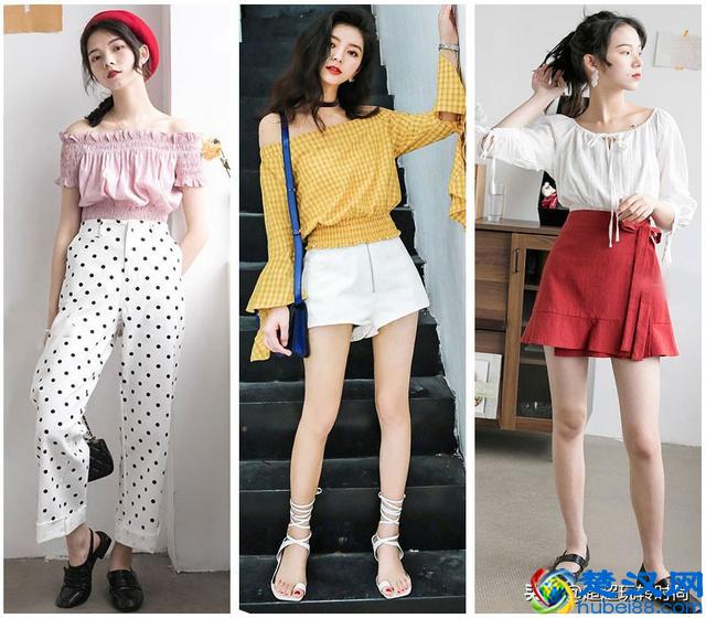 今年流行一字肩上衣，27套靓搭一月不重样，真的美极了！