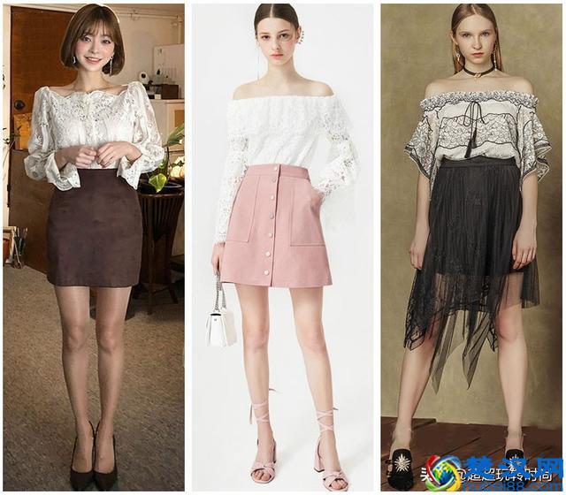 今年流行一字肩上衣，27套靓搭一月不重样，真的美极了！