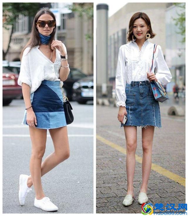 白衬衫+裙子怎么穿都美，轻松舒适又时髦，让你美貌不掉线