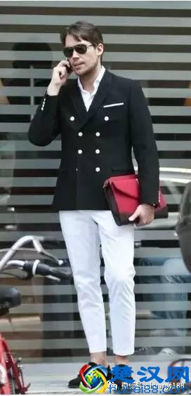 6种基本色的西装外套，如何搭配裤子颜色？