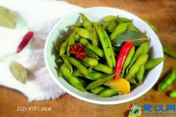 水煮五香毛豆的做法步骤