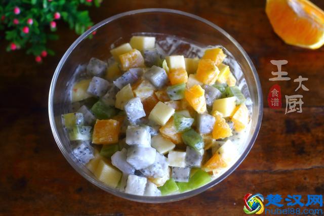 酸奶水果沙拉，最简单的做法，大人小孩都爱吃，夏天最爱的美食