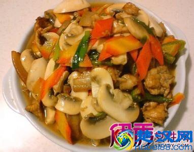 家常蘑菇炒肉 做法大全