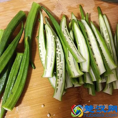 凉拌秋葵的做法