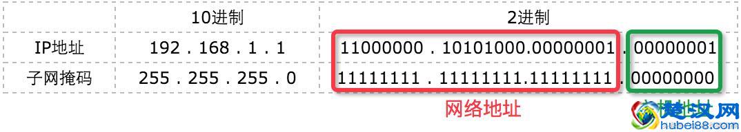 计算机网络：IP地址，子网掩码，网段表示法，默认网关详解