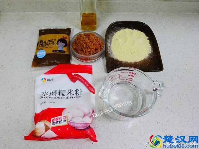 糯米粉最好吃的做法，不和面不揉面特简单，咸香软糯凉了也不硬！