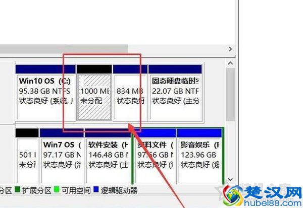 硬盘分区图文教程：新买的电脑只有一个C盘 如何再分区？