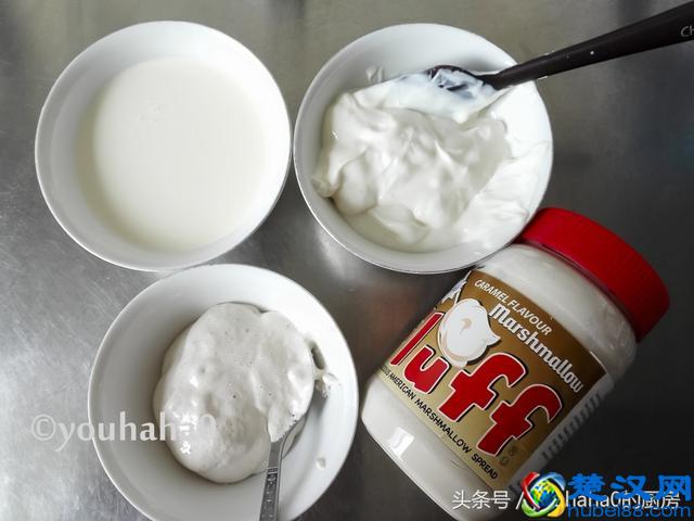 夏天再也不用去买冰激凌了，用棉花糖做的更好吃