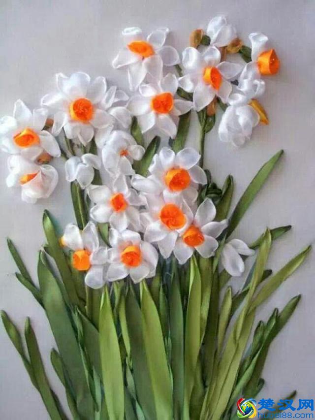 手工刺绣：绝美的32款丝带绣、缎带绣作品，像鲜花一样美丽