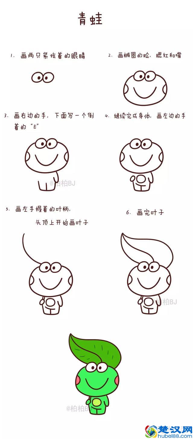 经典卡通人物简笔画合集，大人小孩都爱，剁手党的福音！