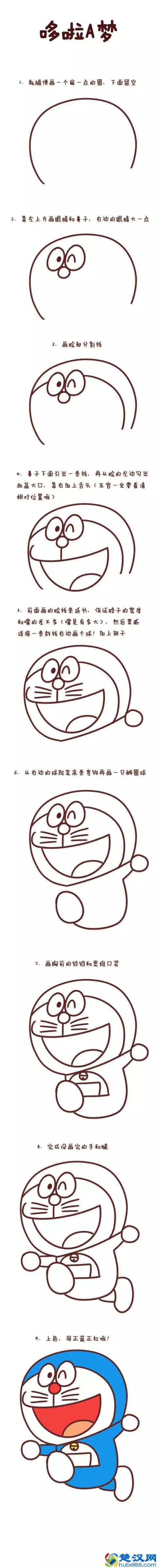 经典卡通人物简笔画合集，大人小孩都爱，剁手党的福音！