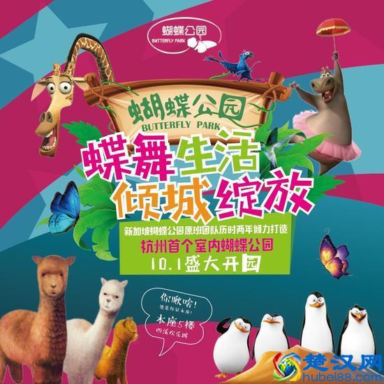 蝶舞生活 倾城绽放 杭州首个蝴蝶公园在西溪欢乐城盛大开园
