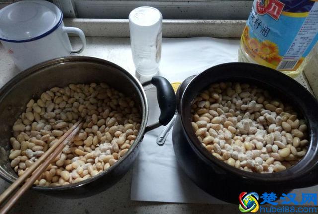 在家制作黄豆豆瓣酱，方法超级简单
