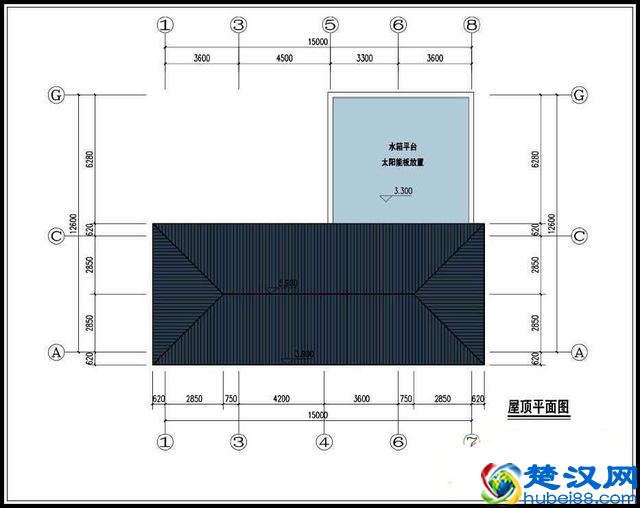 10万左右的一层农村平房设计图，户型周正2套方案