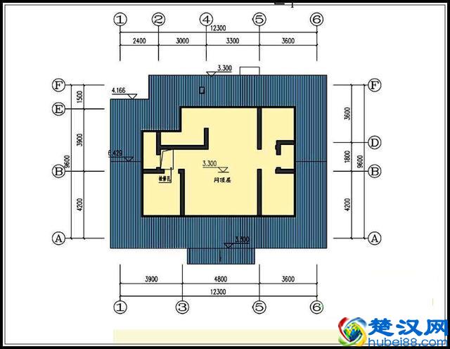 10万左右的一层农村平房设计图，户型周正2套方案