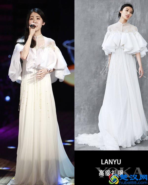 张碧晨穿上白色衣服比她歌声还撩人 同款衣服都给我来一打！